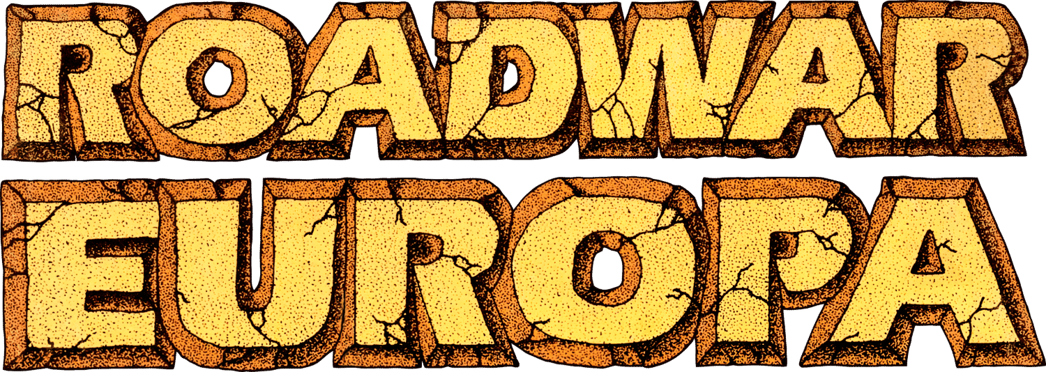 Roadwar Europa logo for Commodore 64